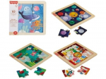 Medinė dėlionė Fisher Price HXV15, 10 dalių