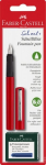 Faber-Castell School+&nbsp;fountain pen,&nbsp;red on blister card, FC498124