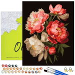 Tapyba pagal skaičius Ry&scaron;kūs bijūnai, 40x50 cm