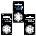 EverActive ULTRASONIC IMPLANT HD 675, PR44 baterijos kochleariniams implantams, 18 vnt.