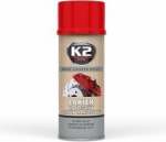 Stabdžių apkabos dažai K2 Caliper 400ml, raudona