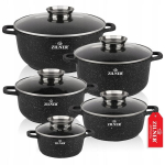 Puodų rinkinys Zilner, Premium black, 10dalių