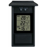 &Scaron;iltnamio termometro monitorius, 0,1 &deg;C skiriamoji geba, -20- 50 &deg;C, juodas