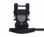 Ergonomi&scaron;kas ne&scaron;yklė naujagimiams 3d tinklelis itin ergonomi&scaron;kas 4 pozicijos su reguliuojamu gaubtu nuo 4 mėnesių iki 18 kg (juoda)