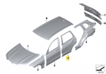 BMW X7 G07 Galinė Kairė Durų Originalus 41527931201