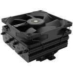 Thermalright Si-100 Black Cpu au&scaron;intuvas, 6 x 6 mm &scaron;ilumos vamzdeliai, Tl-e12b Pwm tylus ventiliatorius su S-fdb V2.0 guoliais, Aghp 3.0 technologija, skirtas Am4/am5/intel 1150/1151/1200/1700/1851/2011, Pc au&scaron;intuvas