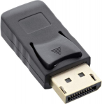Inline&reg; Displayport adapteris, Displayport ki&scaron;tukas į Mini Displayport lizdą, 4k/60hz, juodas/auksinis