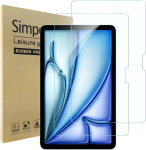 Simpeak 2 apsauginių stiklų rinkinys, suderinamas su ipad air 11 colių m3 2025/m2 2024, 9h grūdintas stiklas, ekrano apsauginė plėvelė [atsparus įbrėžimams] [be burbuliukų]