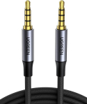 Ugreen Aux laidas 3.5 mm lizdas į 3.5 mm lizdą 4 kontaktų su mikrofono palaikymu ausinėms (ctia), mobiliajam telefonui, automobilio radijui, Mp3 grotuvui, garsiakalbiui, Ps4, Xbox One ir kt. (2 m)