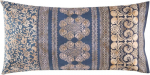 Bassetti Torcello 9331457 pagalvės užvalkalas, skirtas patalynei, pagamintas i&scaron; 100% medvilnės satino, sidabro spalvos G1, matmenys: 40 x 80 cm