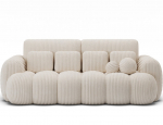 Sofa-lova Eltap Cotonn, 256x119x105 cm, smėlio