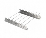 Ie&scaron;mų rinkinys su stovu Lund 99840, 31 cm, sidabrinės spalvos