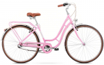 Dviratis Romet Luiza Classic 26 2025 pink-18" / M