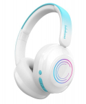 Belaidės bluetooth ausinės vaikams ir paaugliams su RGB &scaron;viesomis SBT-260 (7+ metai) Balta
