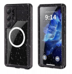 Futerał wodoodporny SHELLBOX MARS z metalowym ringiem do SAMSUNG S25 Ultra czarny