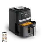 Be riebalų keptuvė - TEFAL - Easy Fry Silence Vision XL - 5L - 1670W - Integruotas laikmatis