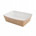 Maži popieriniai padėkliukai bulvytėms, žemės rie&scaron;utams, oscypek užkandžiams 9x6x3 cm 100 vnt., Maži popieriniai padėkliukai bulvytėms, žemės rie&scaron;utams, oscypek užkandžiams 9x6x3 cm 100 vnt.