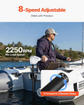 24V elektrinis velkamasis variklis laivams