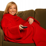 Bluzonas- pledas moterims Oodie, raudonas, Universalus