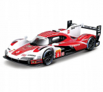 Modelis Bburago Porsche 963 1:43 baltas/raudonas