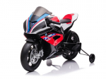 Elektrinis vaiki&scaron;kas motociklas Bmw Hp4, raudonas