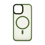 &bdquo;Connect&ldquo; &bdquo;Apple iPhone 13 Pro&ldquo; hibridinis dėklas su magnetiniu PC+TPU, žalias