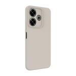 &bdquo;Xiaomi Redmi Note 13 4G&ldquo; auk&scaron;čiausios kokybės mink&scaron;to lietimo silikoninis dėklas, sidabrinis