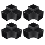 Pergolos laikiklių rinkinys 6x6, 3 krypčių