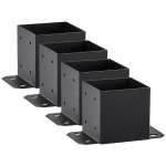 Pavėsinės ir denio stulpų laikikliai Vevor QBLZ-6in-4, 21.4x14.6x14 cm, 4 vnt.