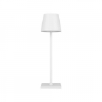 LED įkraunama stalinė lempa SOLIO, 3W, 4000K, IP20, balta