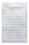 Lipnūs perlai 5 mm, 100 vnt., balti