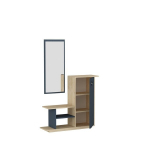 Prie&scaron;kambario baldų komplektas Kalune Design Asia, ąžuolo spalvos/pilkas