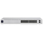 Ubiquiti USW-Pro-24-PoE|Type L3|Desktop/pedestal|Rack|24x10Base-T / 100Base-TX / 1000Base-T|2xSFP+|PoE+ ports 16|400 Watts|USW-PRO-24-POE