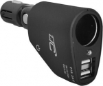 Adapter samochodowy rozdzielacz zapalniczki 2xusb