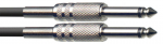 Stagg 2 x 6.35mm Jack TS 10m