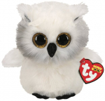 Pliu&scaron;inė baltoji pelėda TY Beanie Boos Austin, 15 cm, 36305