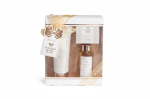 Rinkinys IDC Institute Scented Bath Bronze: du&scaron;o želė, 100 ml + muilas, 40 g + kūno losjonas, 125 ml