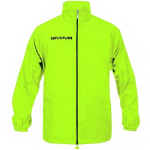 Sportinė striukė vyrams Givova Rain Basico Fluo RJ001 0019, geltona