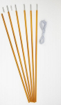 Palapinės kuoliukų rinkinys, 60 cm, 6 vnt