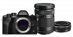 Olympus OM-D E-M10 Mark IV + ED 14-42mm EZ PANCAKE + ED 40-150mm F4‑5.6 R (Black)
