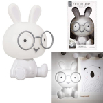Rabbit naktinė lempa, 23cm
