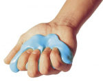 Ergoterapinė masė Theraflex putty, mėlyna, labai tvirta, 4 lygis