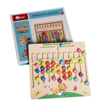 Medinė edukacinė dėlionė-rū&scaron;iuoklis su skaičiais