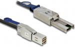 Profesionalus mini SAS HD kabelis SFF-8644 į SFF-8088, 2m, juodos spalvos