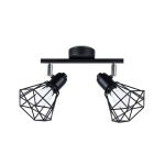 Sollux Lighting lubinis &scaron;viestuvas Artemis 2, juodas