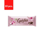 Pieni&scaron;kas &scaron;okoladas Geisha, 100g x 10 vnt.