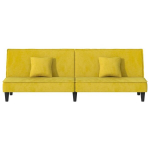 Sofa-lova su porankiais vidaXL, geltona