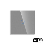 WiFi vienpolis sensorinis jungiklis, pilkas 600W