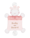 Mink&scaron;tas kūdikių žaislas KikkaBoo Baby on Board Hippo Dreams