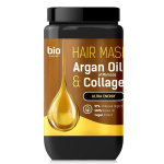 Plaukų kaukė su argano aliejui ir kolagenu Bio Naturell, 946 ml